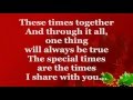 These Are The Special Times (Lyrics) - Celine Dion ...