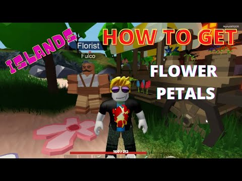 How to GET FLOWER PETALS - Islands - Roblox