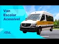 Van Escolar Acessível Azul Mob