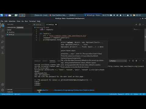 OverTheWire: GameWar: Natas Level 1