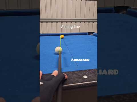Aiming Made Easy | Cut Shot Technique for Beginners #poolshots #8ballpool #billiards