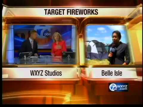 Belle Isle fireworks countdown