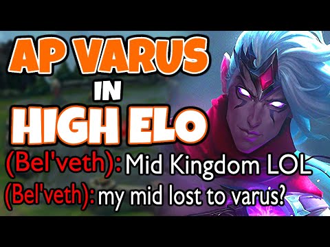 I took FULL AP VARUS to HIGH ELO to see if it could be VIABLE? | Challenger AP Varus Mid | 12.11