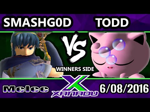 S@X 153 SSBM Tournament - SmashG0D (Marth) Vs. Todd (Jigglypuff)