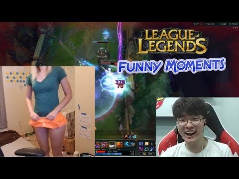 LOL Funny Moments #1 | TOP LOL PLAYS | Faker Plays without hands | Imaqtpie  | Doublelift