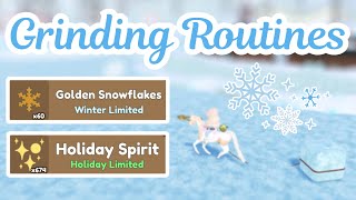 My GRINDING METHODS for Holiday Spirit & Golden Snowflakes | Wild Horse Islands
