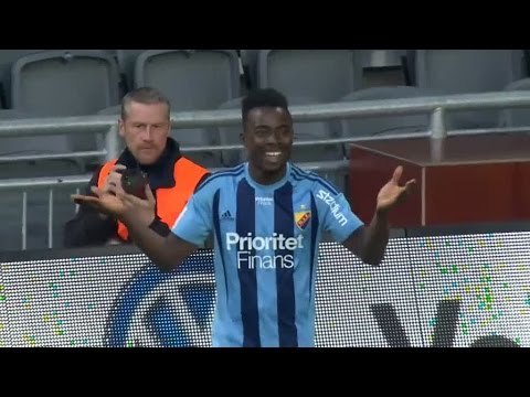 Skyttekungen slår till - Johnson sätter 2-0 för Djurgården - TV4 Sport