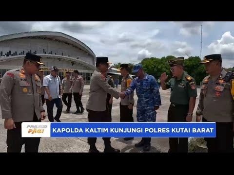 KAPOLDA KALTIM KUNJUNGI POLRES KUTAI BARAT