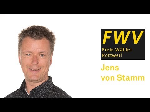 Kommunalwahl Rottweil 2014 - Dr. Jens von Stamm