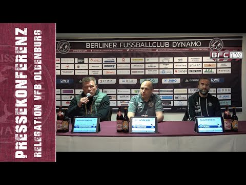 Pressekonferenz - Relegation - BFC Dynamo - VfB Oldenburg 0:2 - 28.05.2022 - PK