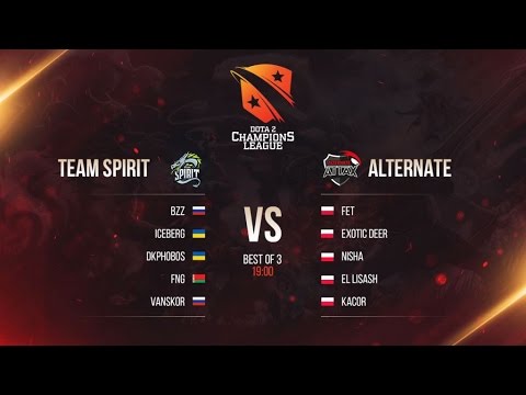 D2CL S11: Alternate vs. Team Spirit, 1/2 [EN] game 1