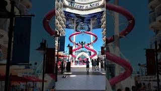 Allure of the Seas Boardwalk Neighborhood Tour | Food, Drinks, Aqua Theatre, & More
