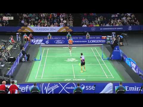 Mixed Team Bronze - SIN vs IND - WS - 2014 Commonwealth Games badminton