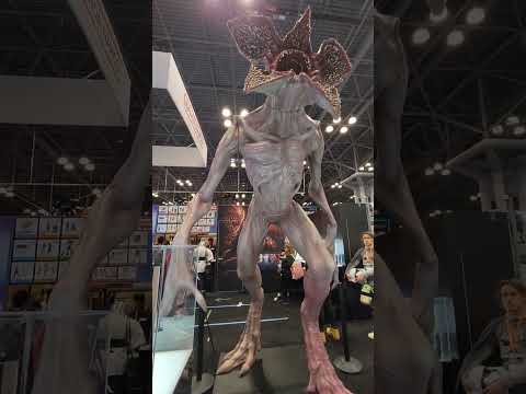 The BIGGEST Demogorgon🤯💢 #strangerthings #comiccon #nycomiccon #demogorgan #netflix