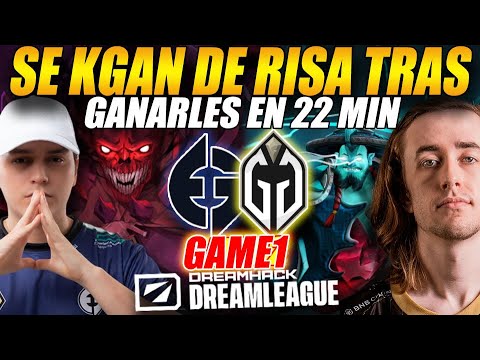 🔵EG vs GAMING GLADIATORS🟤[G1/bo2] Se kgan de risa tras ganarles en 22 min | DREAMLEAGUE S21 #dota2