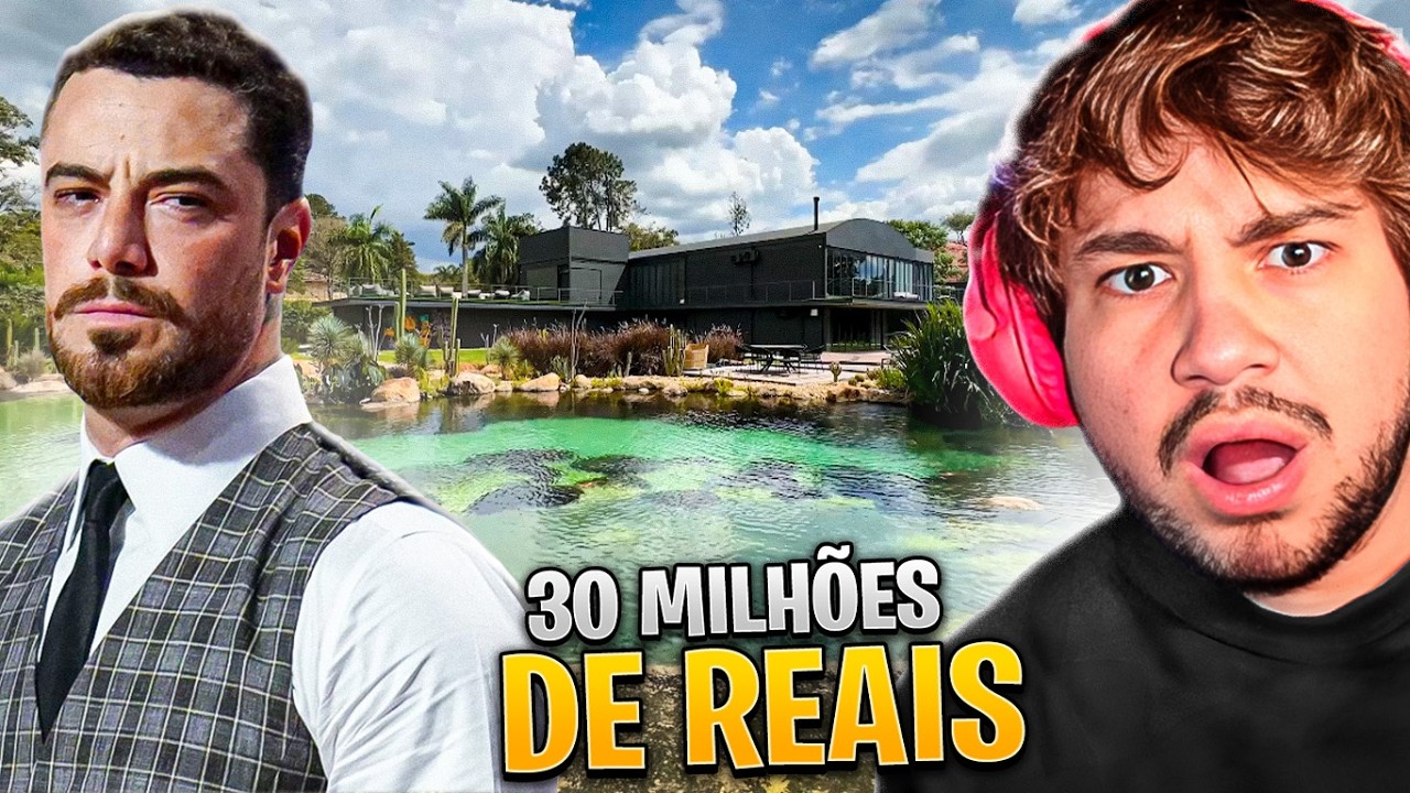 CONHECI A MANSÃO MILIONÁRIA DO FELIPE TITTO - React Casas Incríveis