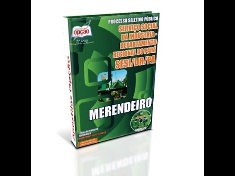 Apostila Concurso SESI-PA 2014 / 2015 - Merendeiro