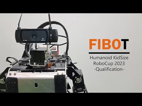 FIBOT  RoboCup 2023 humanoid soccer KidSize Qualification video