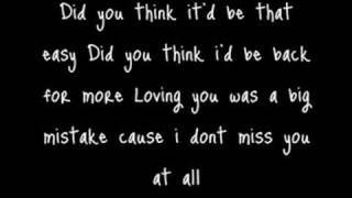 Amy Pearson - Dont Miss You (With Lyrics)