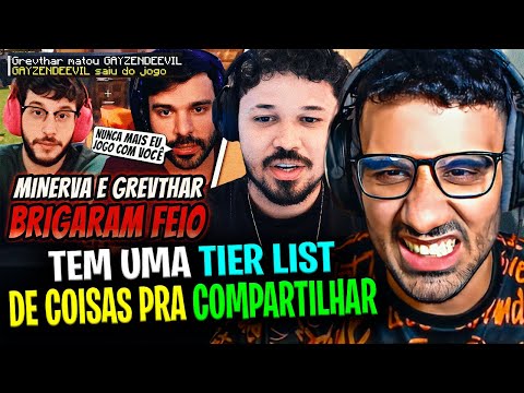 🚨 MINERVA E GREVTHAR BRIGARAM POR CAUSA DE DIAMANTES NO MINECRAFT? ABSOLUT REAGE AO CORTE DO TITAN