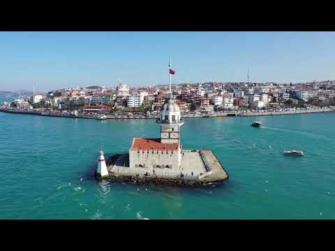 Istanbul Turkey drone footage 2k