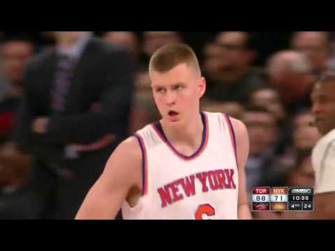 Kristaps Porzingis vs Toronto Raptors 22.02.2016 (17Pts)