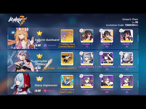 Bleed Abyss ft. A rank Susan & no elf | EX Abyss RL (434D) - Pishacha(809+ pts.) [Honkai Impact 3rd]