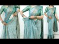 Beginners Saree Draping Tutorial Easy Saree Draping With Perfect Pleats Sari Draping Idea
