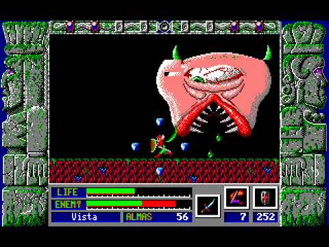 Zeliard - Killing 'Vista' boss (Tumba level) WITHOUT the Knight sword