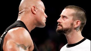 The Combustible History Between The Rock And CM Punk Reaction #therock #cmpunk #wwe