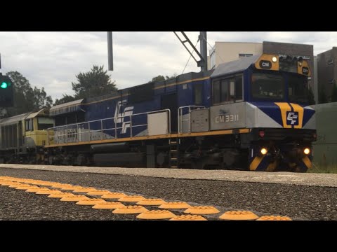 3112 : CM3311 and QBX001 from junee towards port botany passing through Canterbury