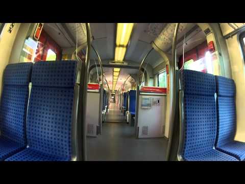 S_Bahn fahrt mit licht spielen