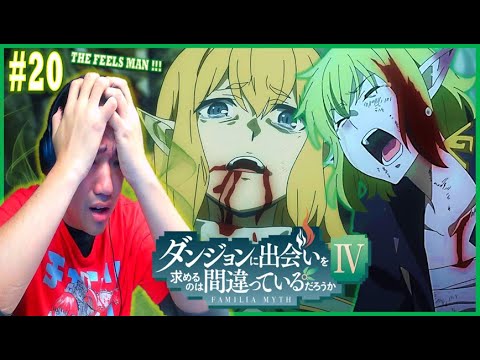 MY HEART😭 RYU'S TRAGIC PAST HURTS!! | DanMachi Season 4 Episode 20 REACTION [ダンまち 4期 20話 海外の反応]