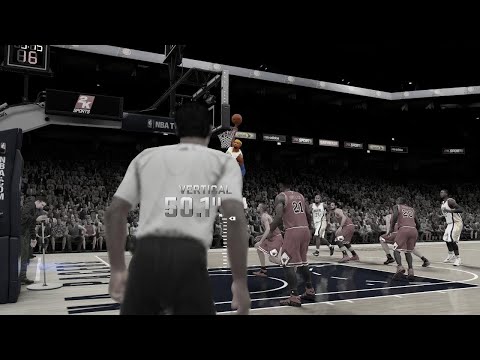 NBA 2K15 PS4 S3 MY CAREER - 50 Inch Slam Dunk Nike Replay Ft. I'm 6' 0  Tall