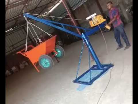 Excel electric monkey hoist crane 500 kg, 60-120 feet, max h...