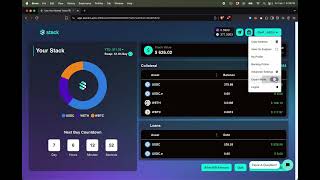 Pay off Aave loan in Stack using collateral