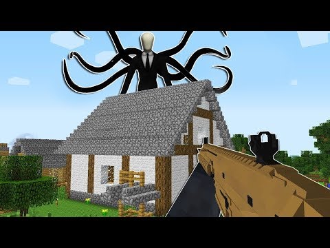 NOOB'UN EVİNE SLENDERMAN SALDIRSI! - Minecraft