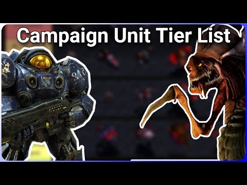 The "Official" StarCraft 1 Unit Tier List (For Campaign!)
