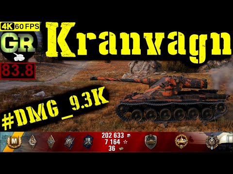 84_World of Tanks Kranvagn WoT Replay - 7 Kills 9.3K DMG(Patch 1.4.0)