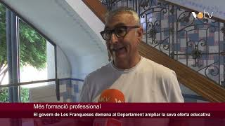 VOTV - El govern de les Franqueses demana al Departament ampliar la seva oferta educativa