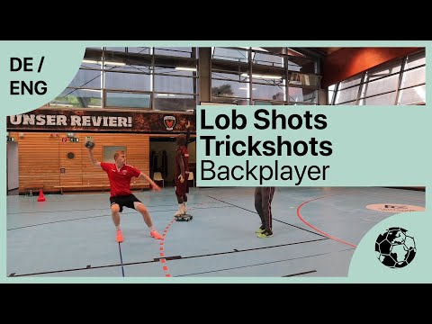 Lob Shot Backplayer - Trickshot - Handballtraining | Handball inspires [deutsch/english]
