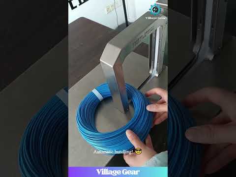 This Machine Bundles AND Cuts Cable AUTOMATICALLY! #automation #factory #amazing #technology