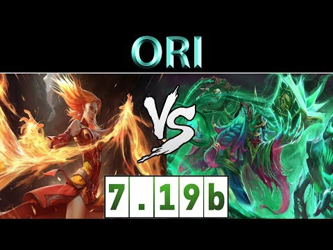 曾焦阳 Ori [Lina] vs [Necrophos] ► China Ranked ► Dota 2 7.19b