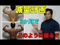 減量計画(3ヶ月でどのように絞るか)【糸井トレーナー】