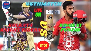 IPL LIVE 2020 TODAY MATCH KKR VS KXIP | IPL 2020 KXIP VS KKR -46th Match