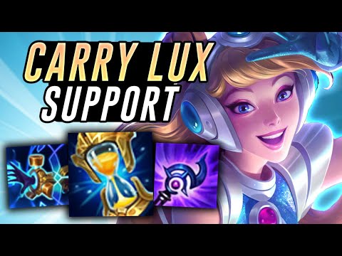 LUX SUPPORT IS THE CARRY! - League of Legends