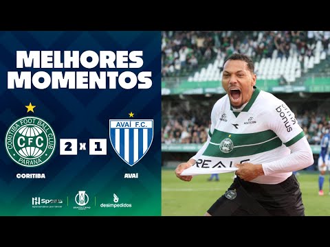Gols e lances de Coritiba x Avaí