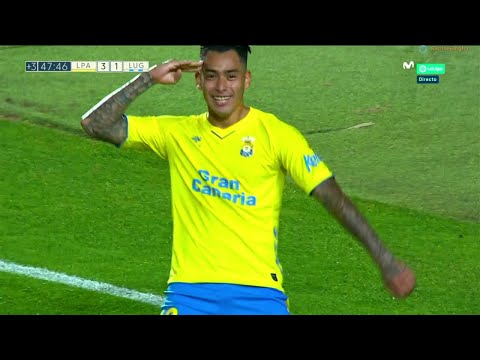 Gol de Sergio Araujo en el UD Las Palmas 6 CD Lugo 1  |  | @LALIGAHYPERMOTION 2021