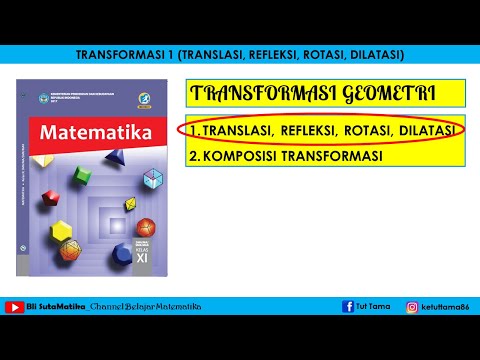 MATEMATIKA WAJIB KELAS XI SMA/SMK TRANSFORMASI 1 (TRANSLASI, REFLEKSI, ROTASI, DILATASI)