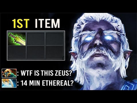 SUPER CARRY ZEUS vs Tusk Topson Mid 14 Min Ethereal Delete All Meta Heroes Top Rank Gameplay Dota 2